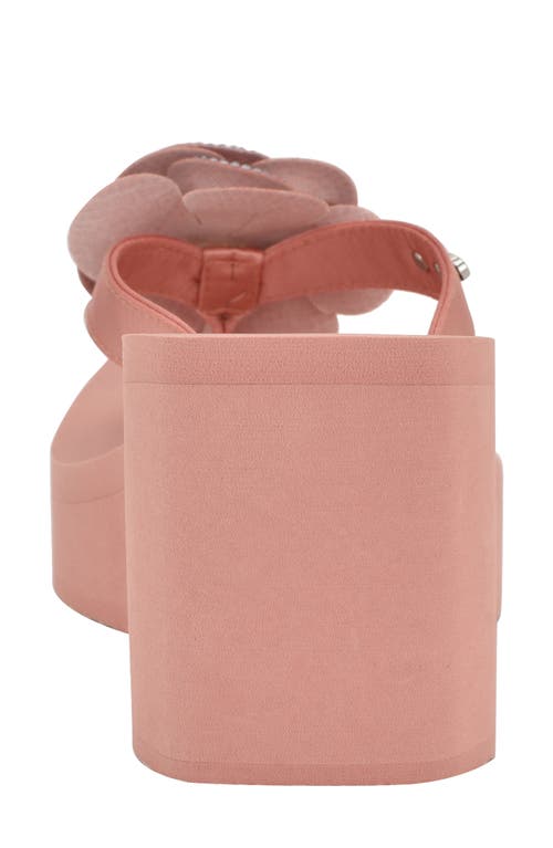 Guess Damani Platform Wedge Sandal In Pink