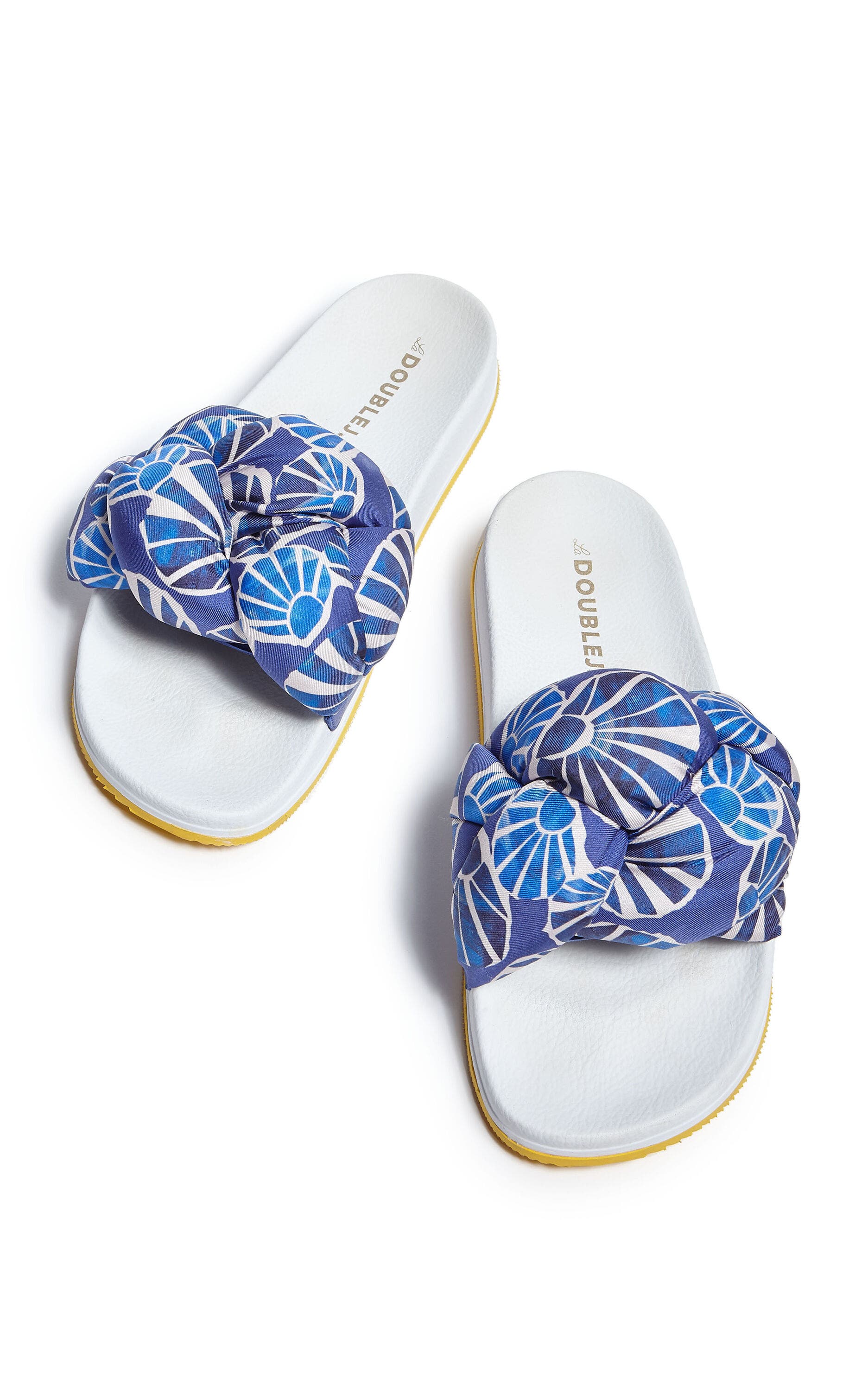 La DoubleJ Treccia Slides Conchiglie Acquamarin, Alternate, color, Conchiglie Acquamarin