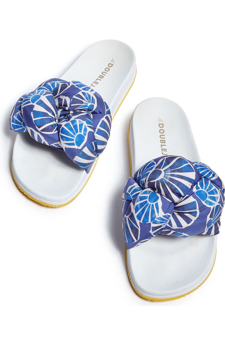 La DoubleJ Treccia Slides Conchiglie Acquamarin, Alternate, color, Conchiglie Acquamarin