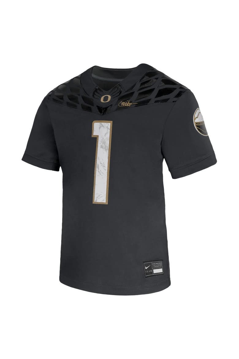 Toddler Nike #1 Anthracite Oregon Ducks Shoe Duck Vapor Fusion Jersey, Alternate, color, Anthracite