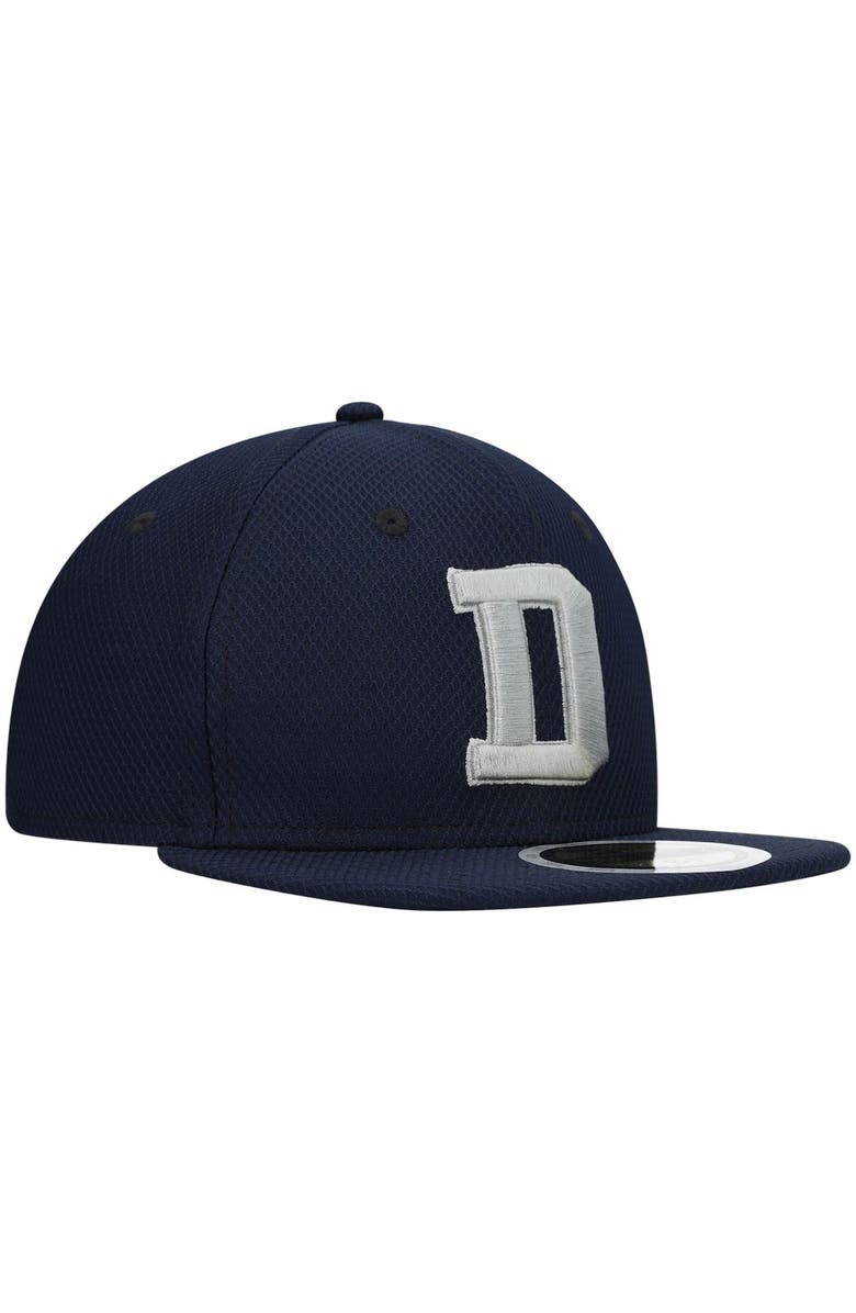 New Era Youth New Era Navy Dallas Cowboys Coach D 59FIFTY Fitted Hat, Alternate, color, 