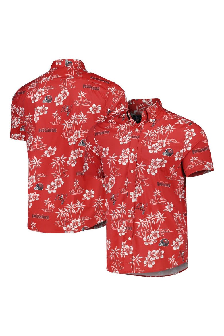 Men's Reyn Spooner Red Tampa Bay Buccaneers Kekai Button-Up Shirt, Main, color, Red