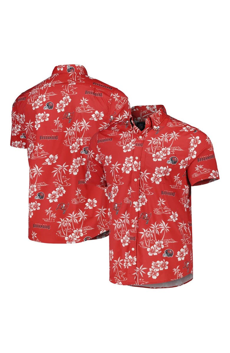 Reyn Spooner Men's Reyn Spooner Red Tampa Bay Buccaneers Kekai Button-Up Shirt, Main, color, Red