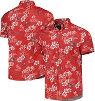 Reyn Spooner Men's Reyn Spooner Red Tampa Bay Buccaneers Kekai Button-Up Shirt