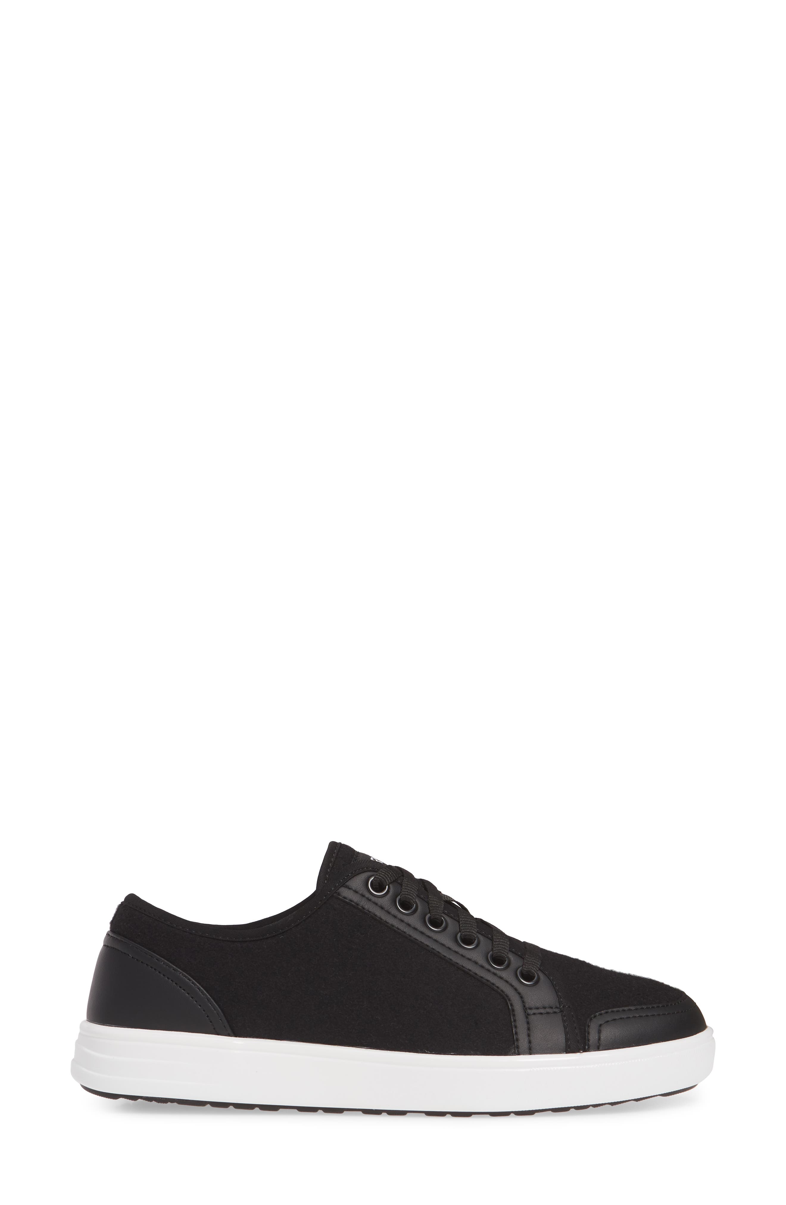 Alegria Lyriq Sneaker, Alternate, color, WOOLY BULLY BLACK FABRIC