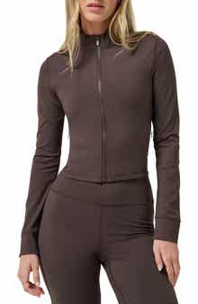 TravisMathew Moveknit Full Zip Crop Jacket