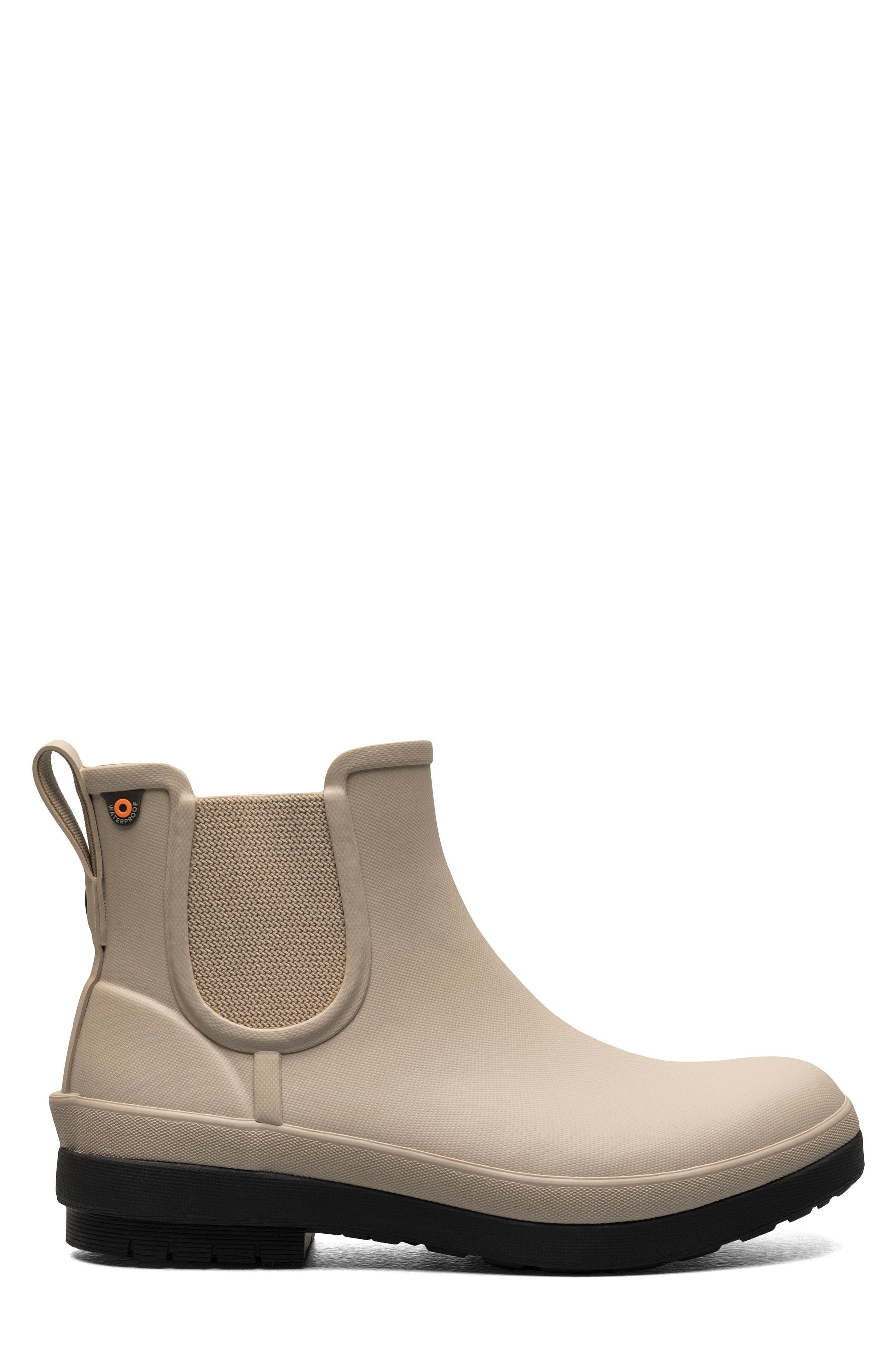 Amanda II Waterproof Insulated Chelsea Rain Boot, Alternate, color, SANDSTONE