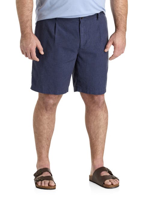 Tommy Bahama Big & Tall Isla Sands Striped Shorts In Dark Bluestone