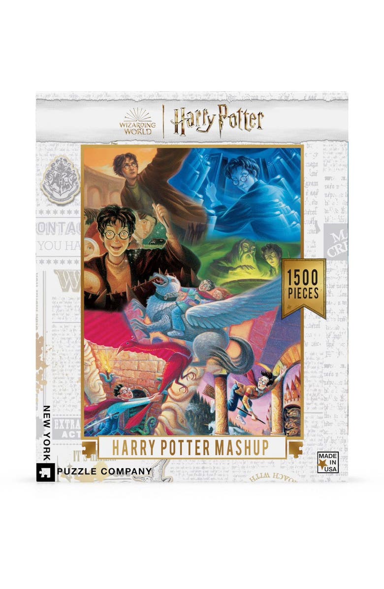 NEW YORK PUZZLE COMPANY Harry Potter Mashup 1500 Piece Puzzle, Main, color, NO COLOR