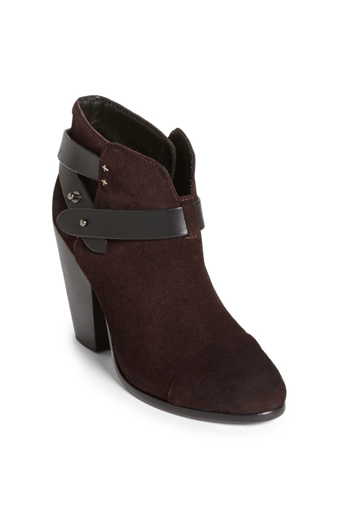 'Harrow' Bootie, Main, color, BURGUNDY SUEDE
