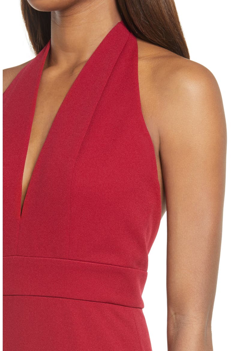 Camden Mermaid Hem Evening Gown, Alternate, color, GARNET