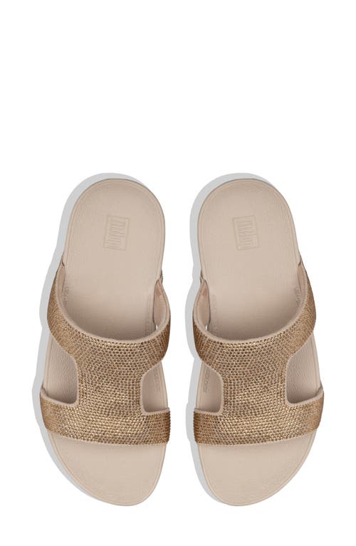 Fitflop Marli Slide Sandal In Vintage Gold