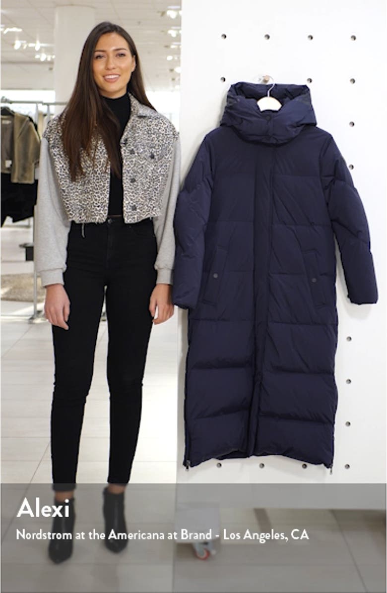Aurora Water Repellent Long Puffy Down Parka, sales video thumbnail
