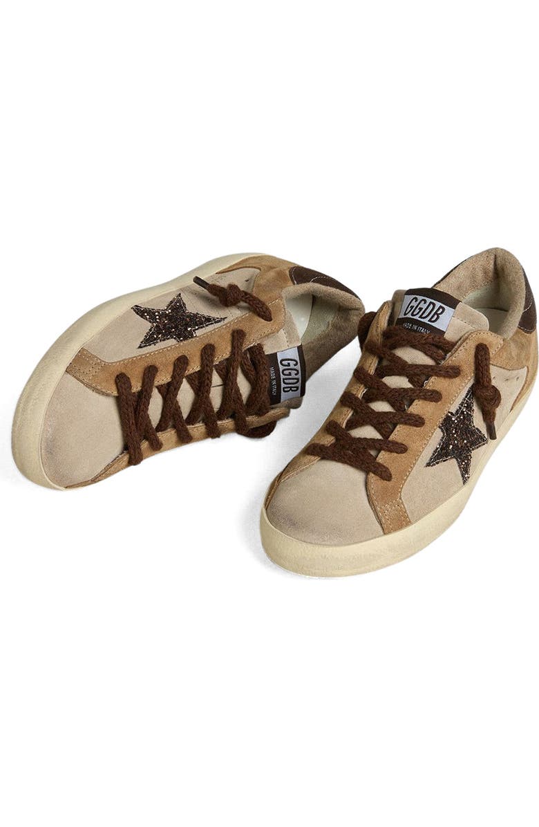 Golden Goose Super-Star Low Top Sneaker, Alternate, color, Beige/ Brown
