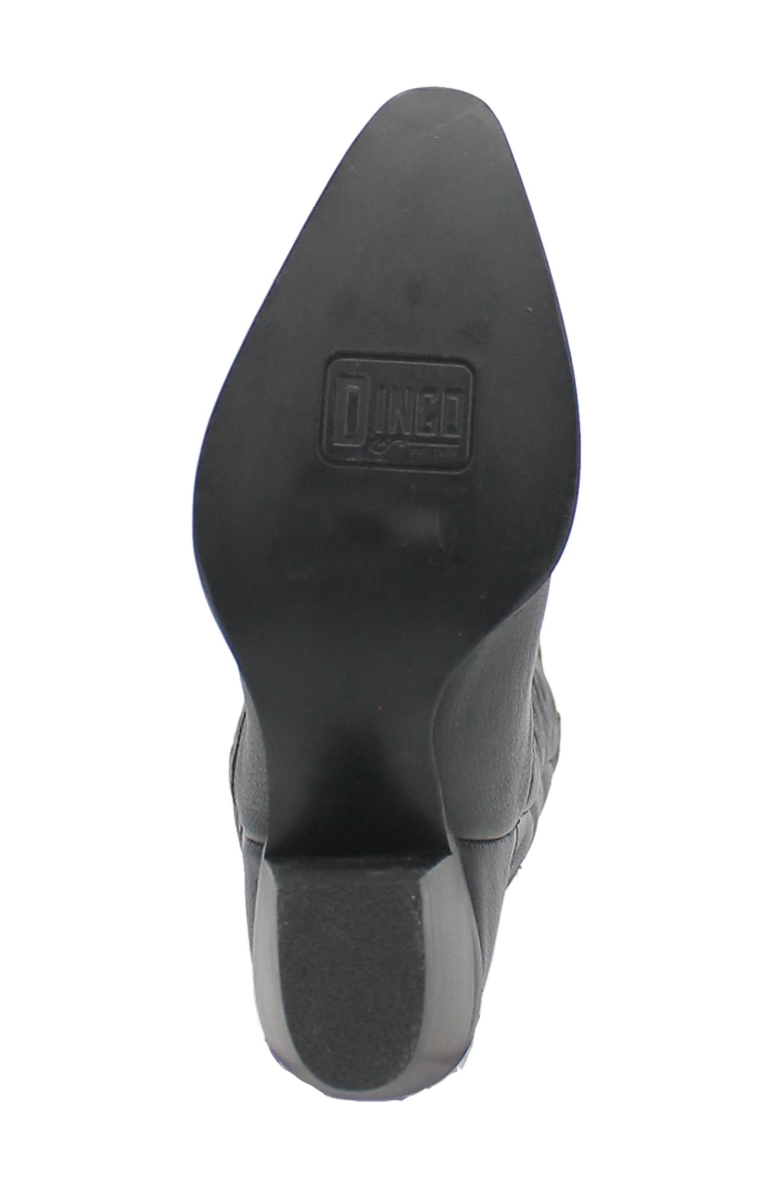 Dingo Knee High Western Boot, Alternate, color, Black