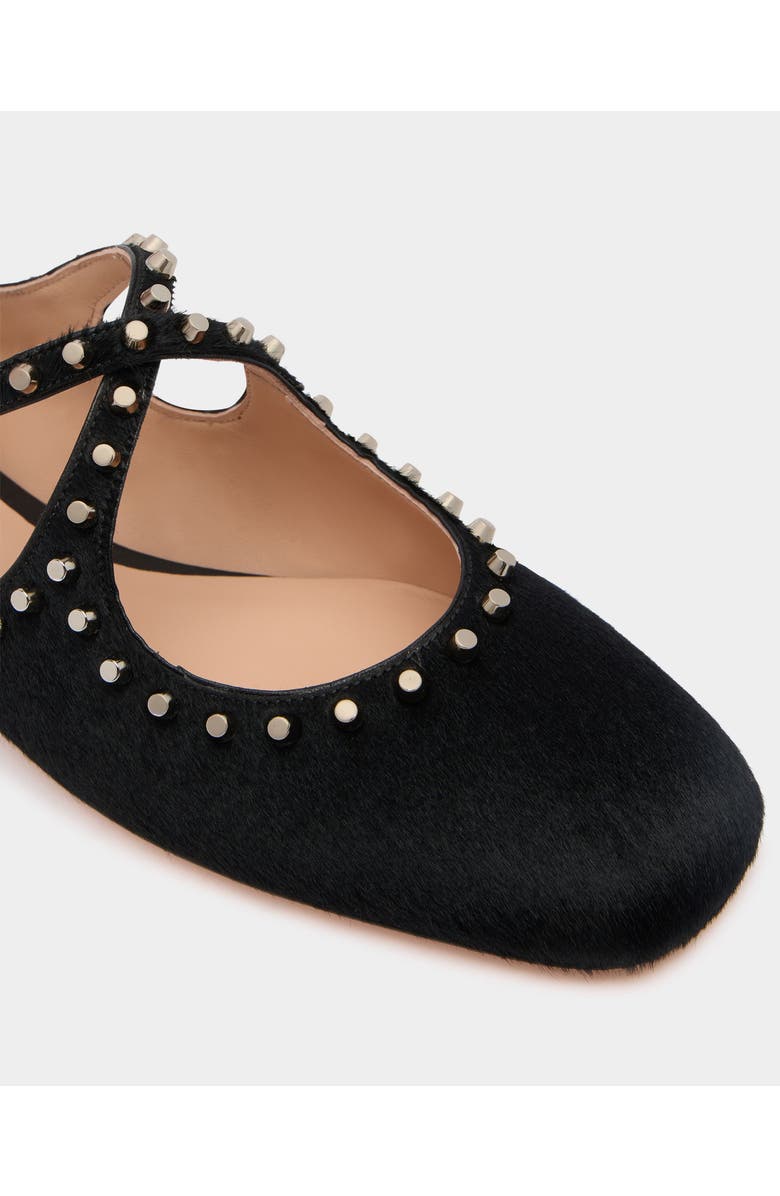 Bally rina Flat in Pony Hair With Studs, Alternate, color,