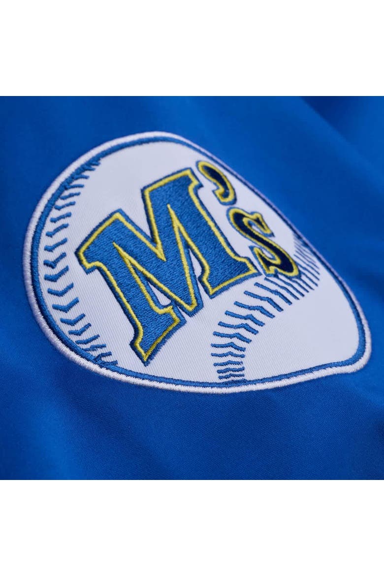Men's Mitchell & Ness Ken Griffey Jr. Royal Seattle Mariners Legends Collection Lightweight Satin Full-Snap Jacket, Alternate, color, Royal