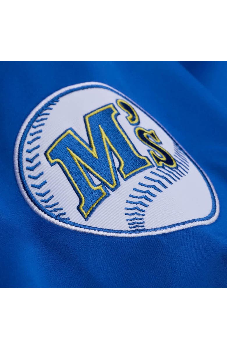 Mitchell & Ness Men's Mitchell & Ness Ken Griffey Jr. Royal Seattle Mariners Legends Collection Lightweight Satin Full-Snap Jacket, Alternate, color, Royal