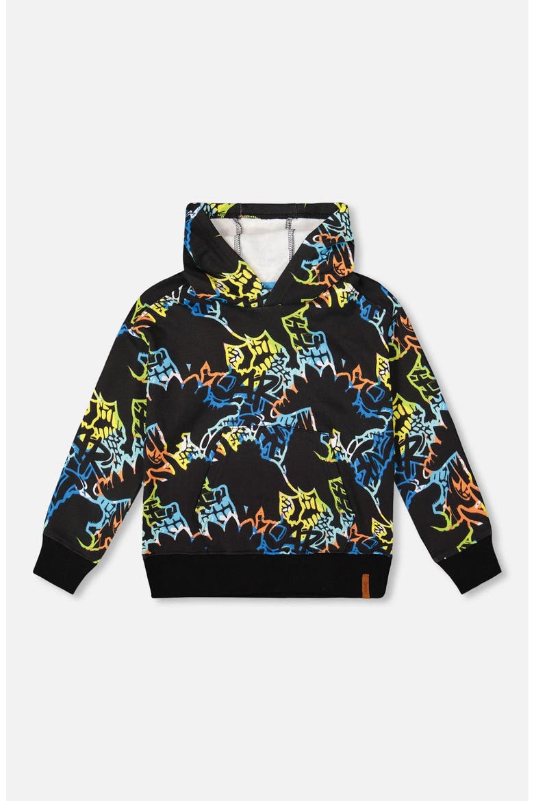 Hooded Fleece Sweatshirt, Main, color, Black