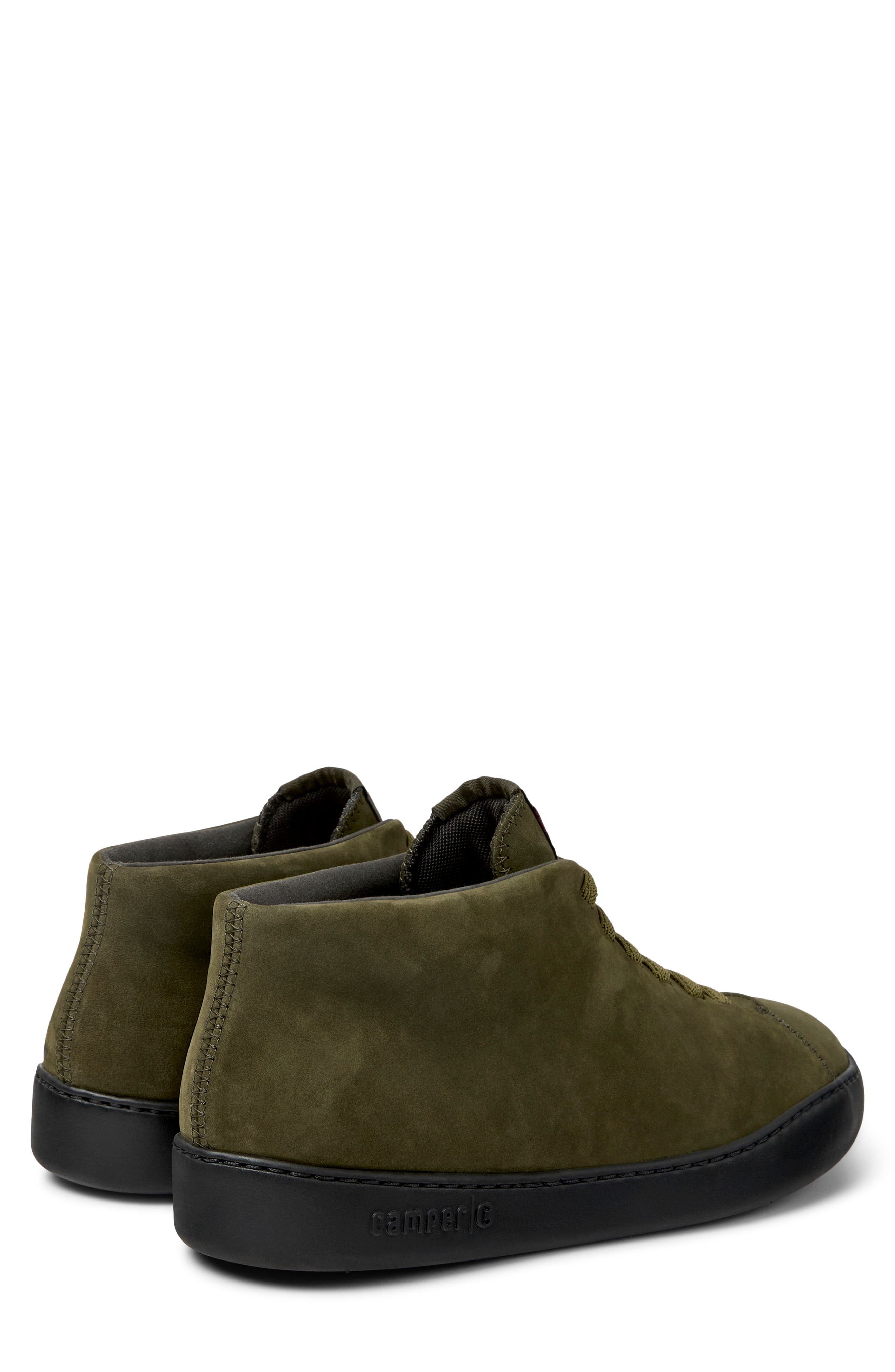 Peu Touring Leather Sneaker, Alternate, color, DARK GREEN