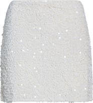 All in Favor Sequin Embellished Miniskirt