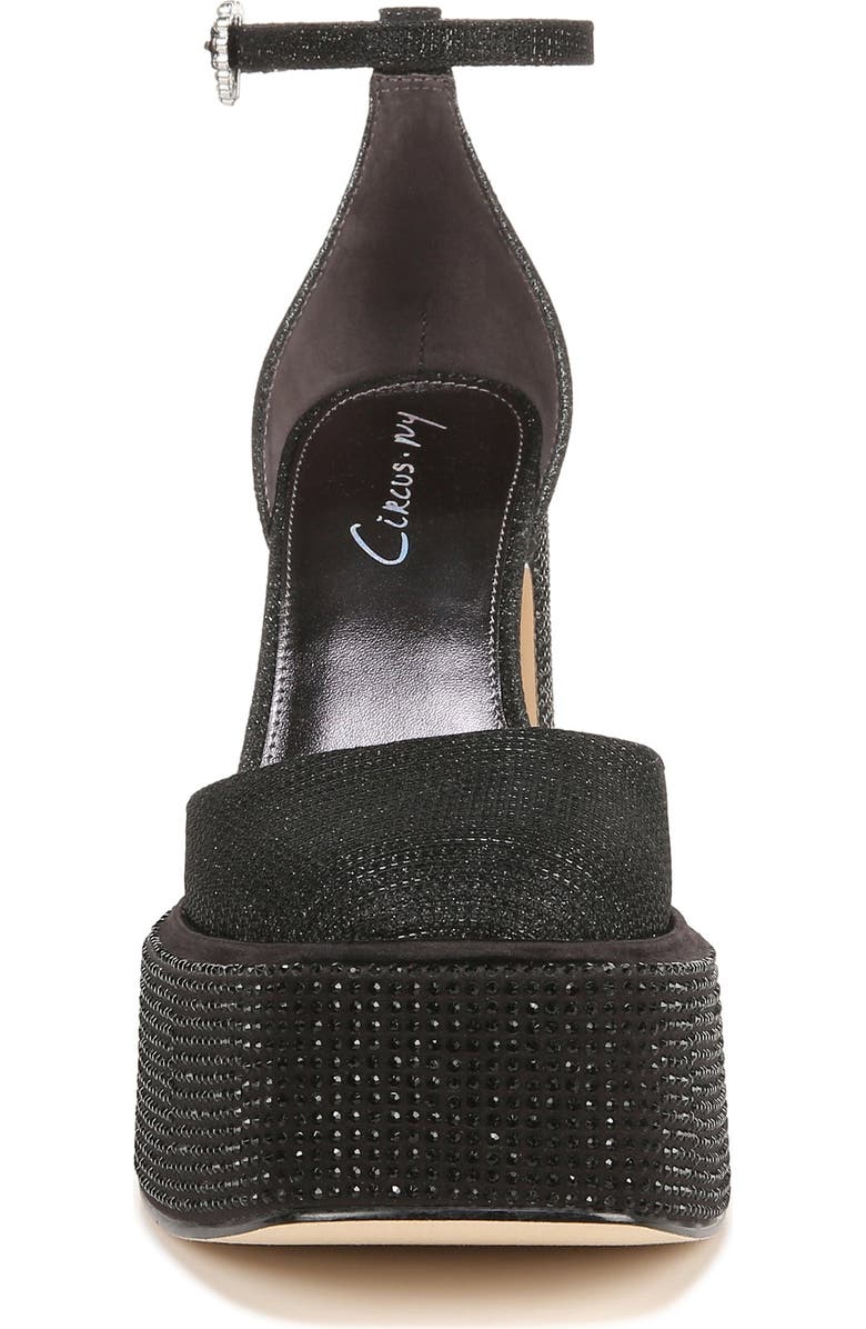 Circus NY by Sam Edelman Bailey Jewel Platform Sandal, Alternate, color, Black