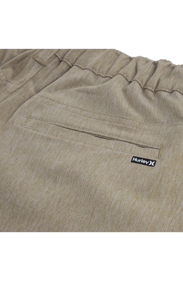 Hurley Kids' Stretch Back Walk Shorts, Alternate, color, Khaki