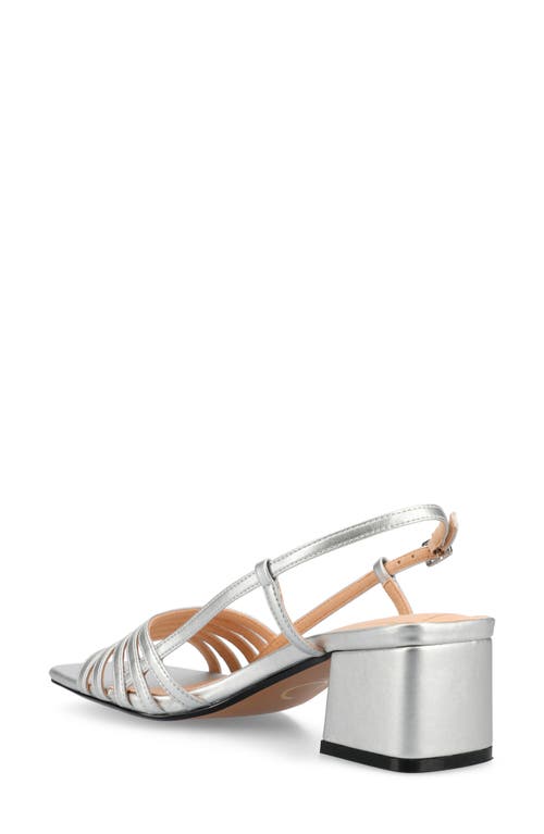 JOURNEE COLLECTION JOURNEE COLLECTION SHAYANA BLOCK HEEL SLINGBACK SANDAL 