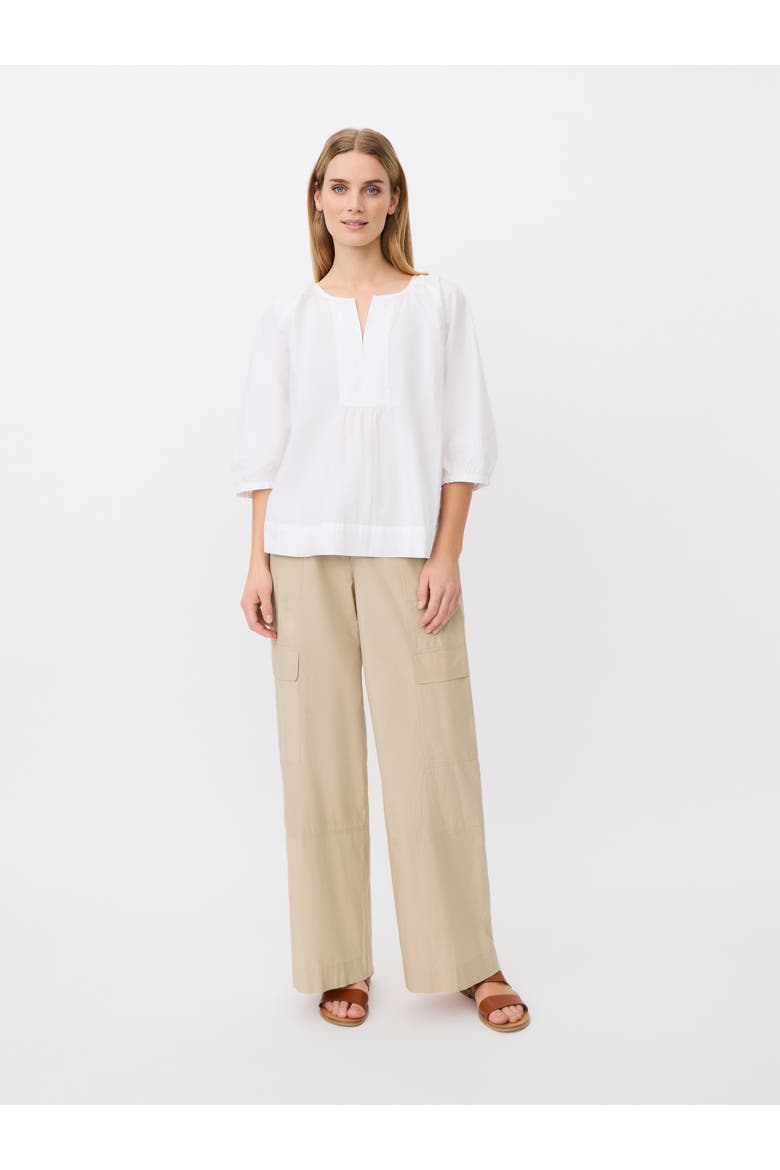MaDarethiel Relaxed Fit Blouse, Alternate, color, White