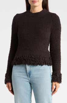 Fringe Trim Sweater