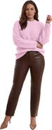 Jessica London Cable Knit Bell Sleeve Sweater