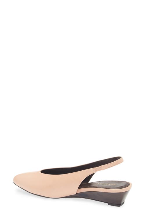 Jeffrey Campbell Snoop Slingback Wedge Pump In Light Pink