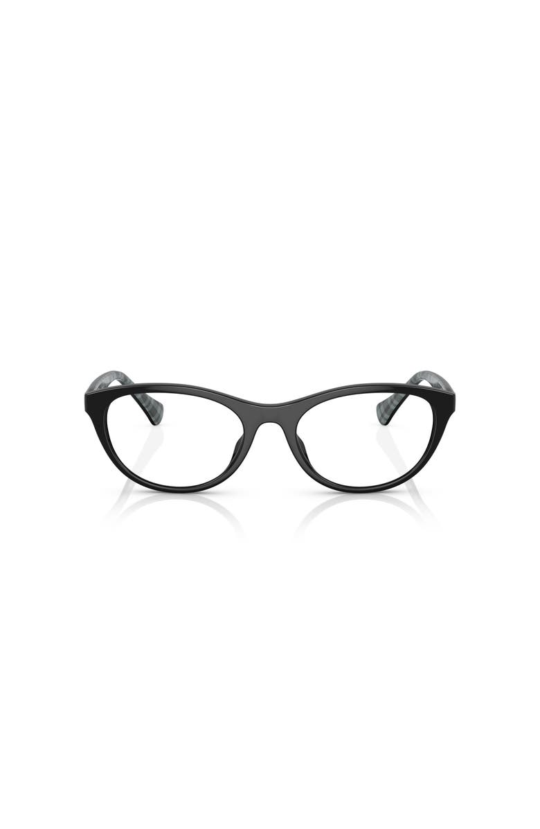 RALPH 53mm Oval optical glasses, Alternate, color, Black