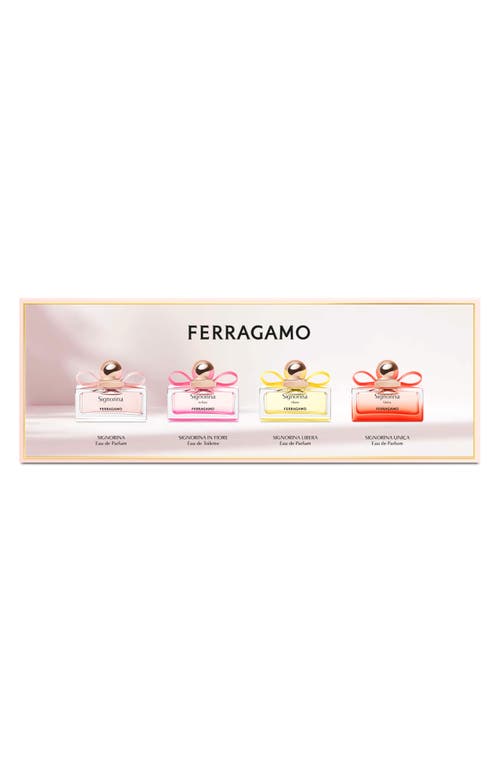Ferragamo Signorina Discovery Fragrance Set In Transparent