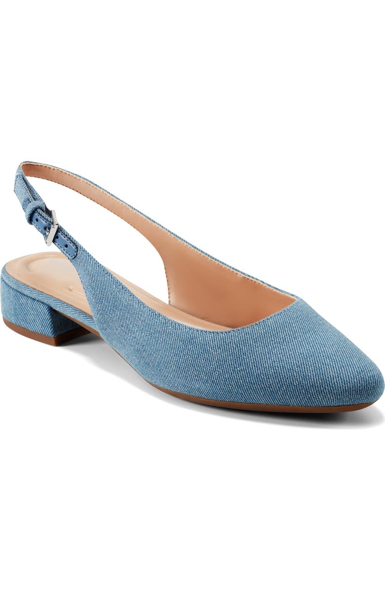 Easy Spirit Cassius Slingback Pump, Main, color, Medium Blue