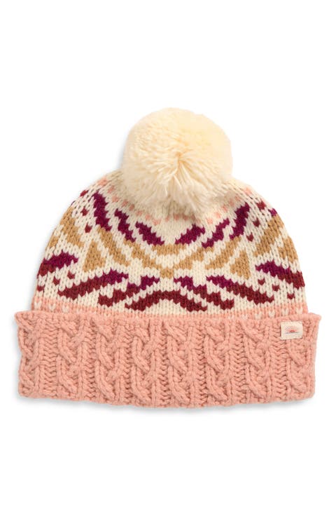 Mountain Fair Isle Pompom Beanie