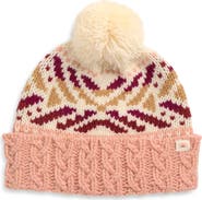 Faherty Mountain Fair Isle Pompom Beanie