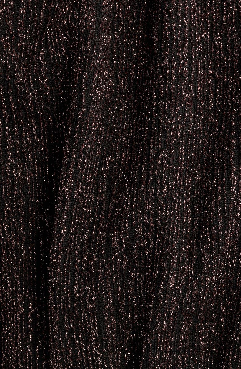 Black Halo Genesis Metallic Wide Leg Jumpsuit, Alternate, color, 