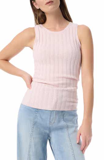 DO by Dee Ocleppo Dot Pointelle Stitch Sweater Tank