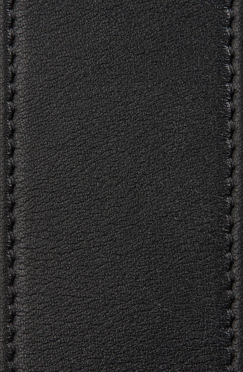 Valentino Garavani VLOGO Signature Reversible Leather Belt, Alternate, color, Nero/ Rosso V