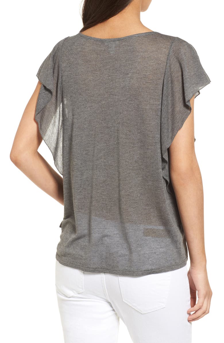Hinge Ruffle Tee, Alternate, color, 