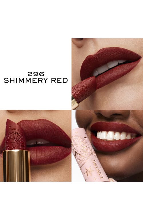 Lancôme 296 Shimmery L'absolu Rouge Matte Lipstick 3.4g In Red