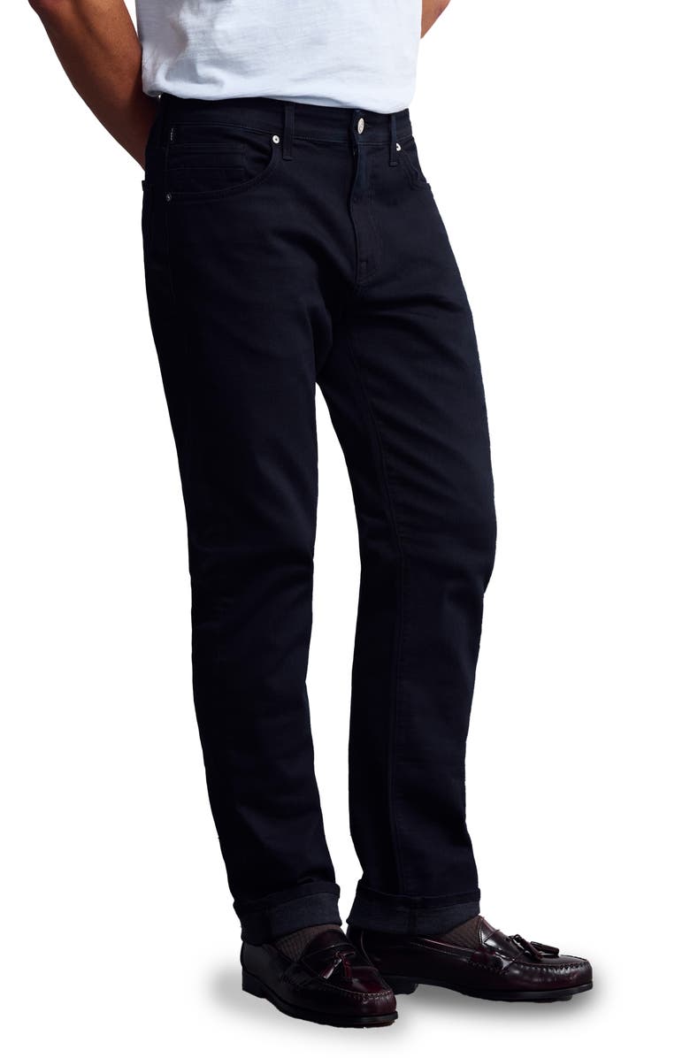 General Denim Works Bridge Straight Leg Jeans, Alternate, color, Blue Black Denim