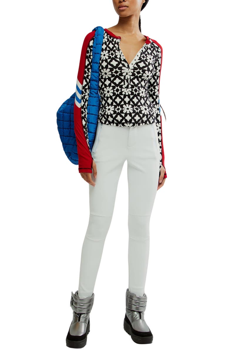 Free People Kick Off Print Henley, Alternate, color,