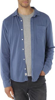 Fair Harbor Saltaire Organic Cotton Knit Button-Up Shirt
