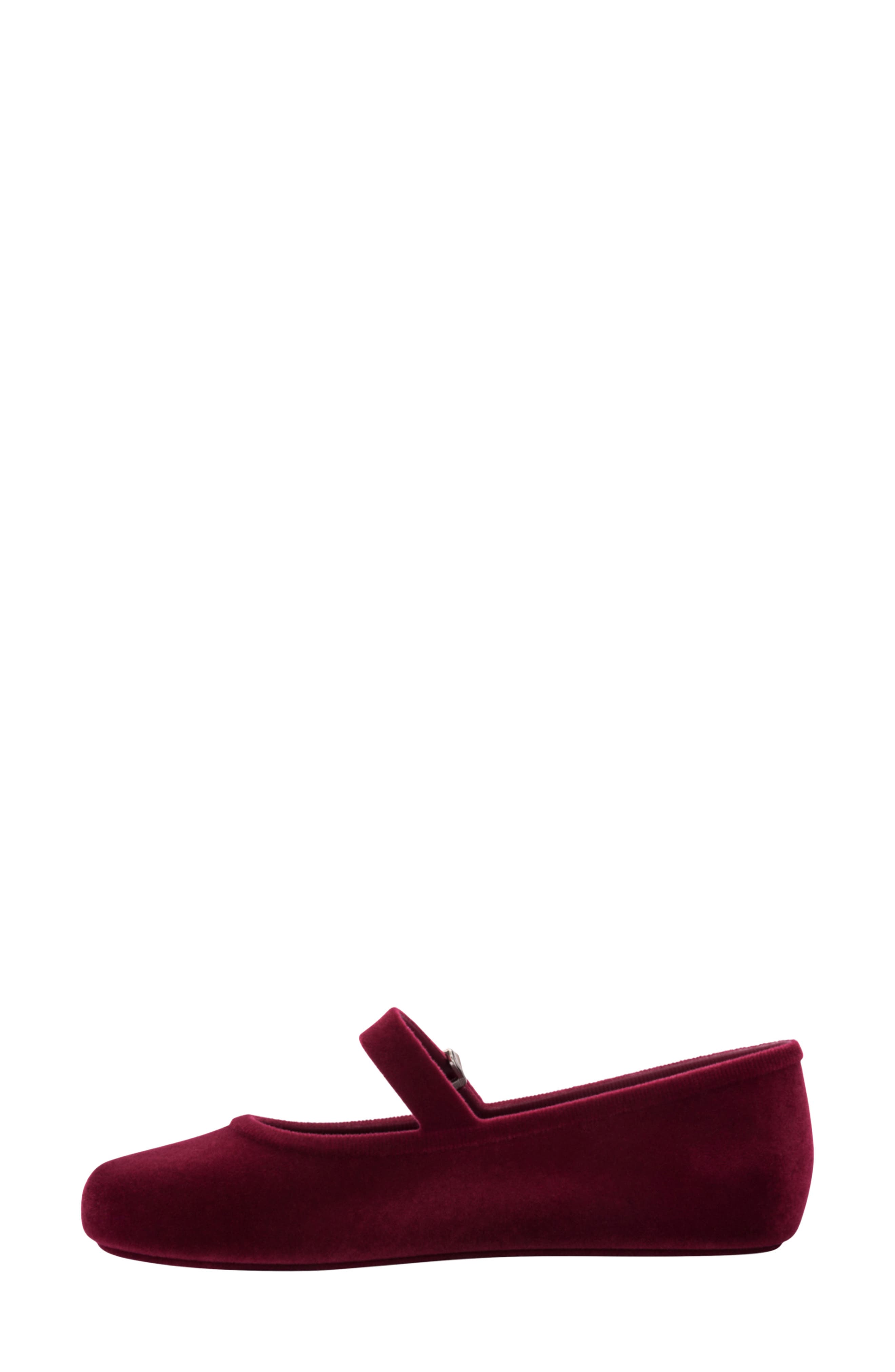 Soft Ballerina Velvet II Mary Jane, Alternate, color, RED