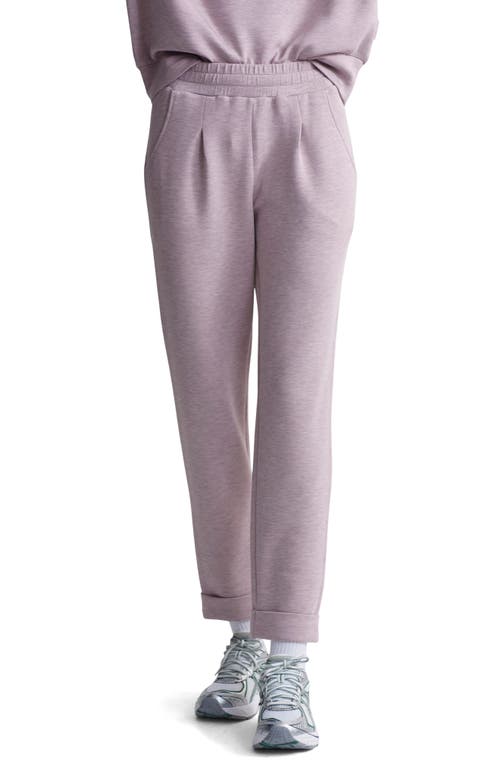 Varley The Rolled Cuff Pants 25" In Mauve Marl