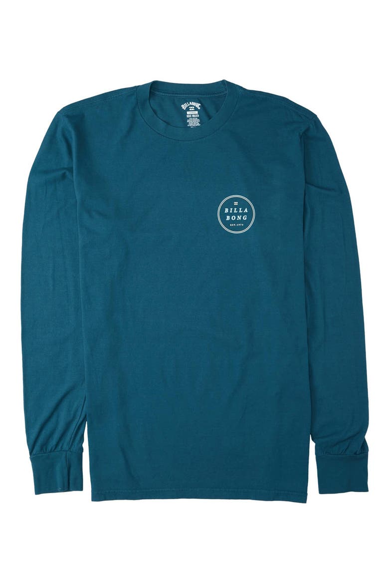 Rotor Long Sleeve Graphic Tee, Main, color, TEAL