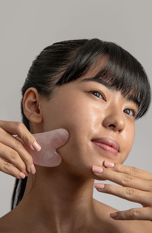 Mount Lai Rose Quartz Gua Sha In Pink