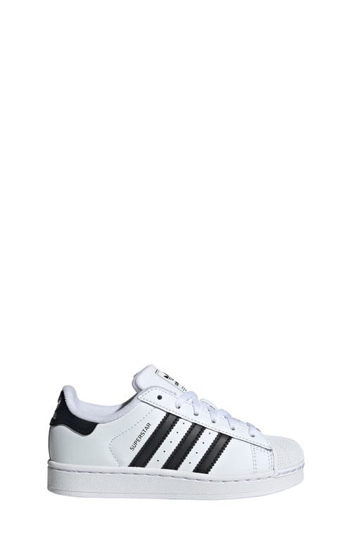Adidas Originals Adidas Kids' Superstar Ii Sneaker In White/black/white